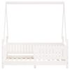 vidaXL Kids Bed Frame White 70x140 cm Solid Wood Pine