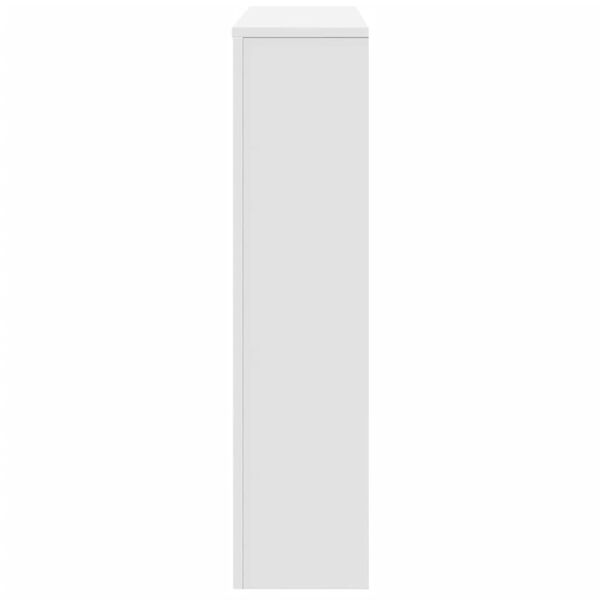 vidaXL Radiator Cover White 149x20x82 cm Engineered Wood