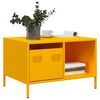vidaXL Coffee Table Mustard Yellow 68.5x50x43.5 cm Cold-rolled Steel