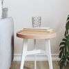 vidaXL Table Top &Oslash;30x2.5 cm Round Solid Wood Beech