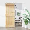 vidaXL Sliding Door with Hardware Set 70x210 cm Solid Wood Pine