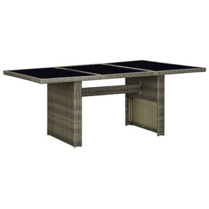 vidaXL Garden Table | Brown and Black