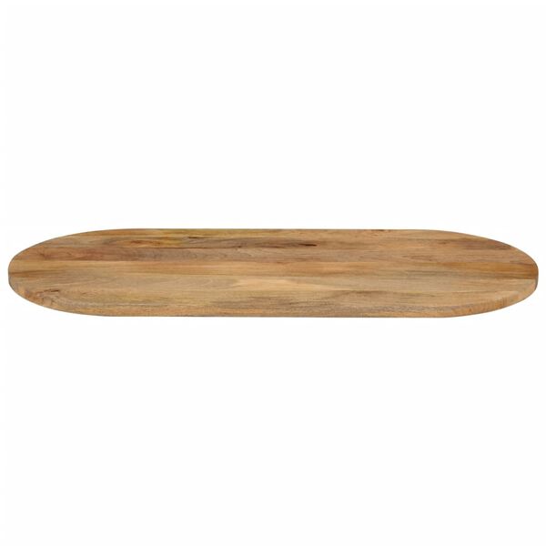 vidaXL Table Top 120x60x2.5 cm Oval Solid Wood Mango