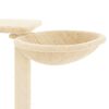 vidaXL Cat Tree with Scratching Posts Cream 82 cm