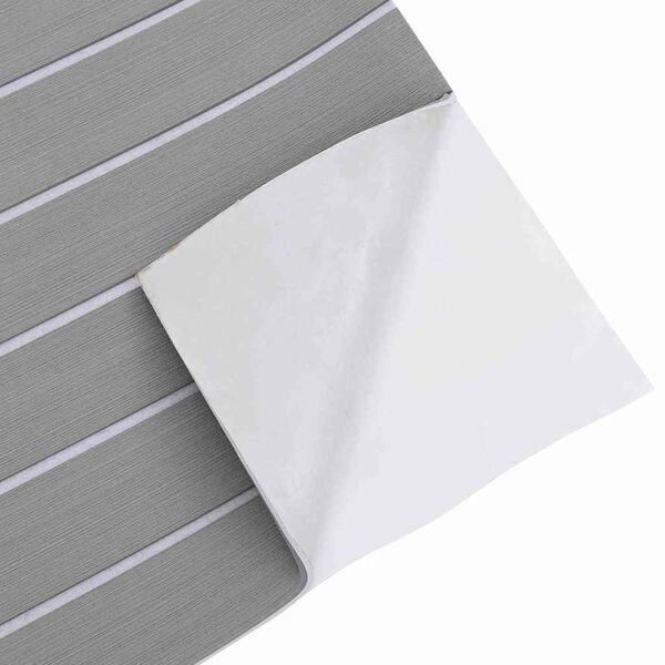 vidaXL Boat Flooring Light grey and white 240 x 90 cm EVA foam