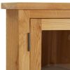 vidaXL Wall-mounted Corner Cabinet 45x28x60 cm Solid Oak Wood