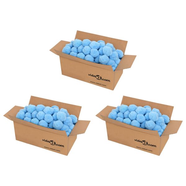 vidaXL Anti Bacteria Pool Filter Balls Blue 2100 g Polyethylene