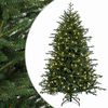 vidaXL Artificial Hinged Christmas Tree 120 cm 150 LEDs Warm White