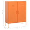 vidaXL Storage Cabinet Orange 80x35x101.5 cm Steel