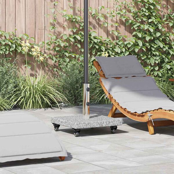 vidaXL Parasol Base Gery 45 x 45 x 45 cm Granite