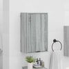 vidaXL Bathroom Cabinet Wall-mounted Grey Sonoma 39 x 23.5 x 65 cm