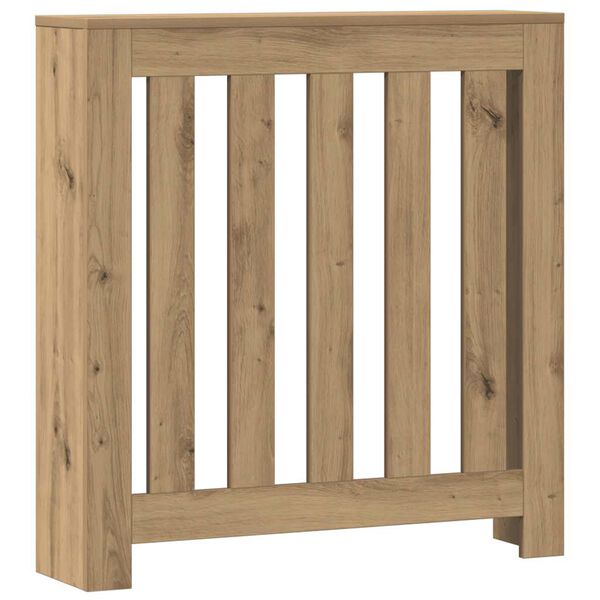 vidaXL Radiator Cover Artisan Oak 78x20x82 cm Engineered Wood