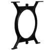 vidaXL Dining Table Legs 2 pcs O-Frame Cast Iron
