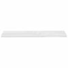 vidaXL Floating Wall Shelves 2 pcs High Gloss White 120x23.5x3.8 cm MDF