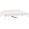 vidaXL Bed Frame without Mattress White 80x200 cm Solid Wood Pine