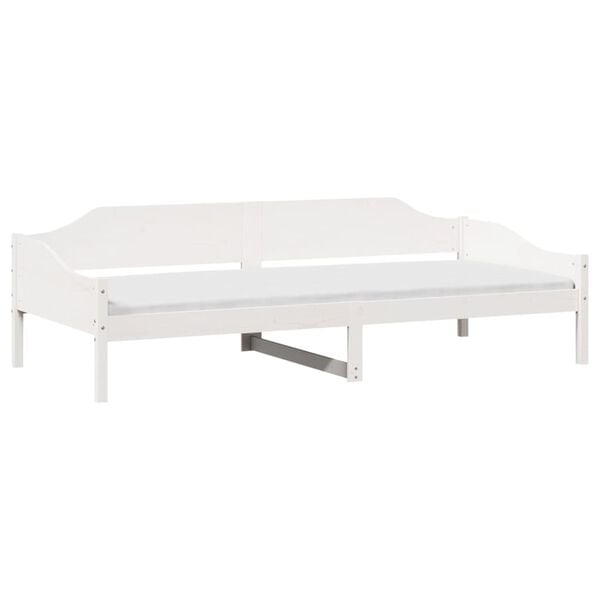 vidaXL Bed Frame without Mattress White 80x200 cm Solid Wood Pine