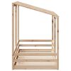 vidaXL Kids' Bed with Roof 80x200 cm Solid Wood Pine