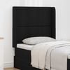 vidaXL Headboard Ear Black 80 x 16 x 4 cm PVC