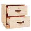 vidaXL Bedside Cabinets 2 pcs 40x34x45 cm Solid Wood Pine