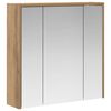 vidaXL Bathroom Mirror Cabinet Artisan Oak 63.5 x 16 x 62.5 cm