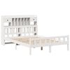 vidaXL Bookcase Bed without Mattress White 160x200 cm Solid Wood Pine