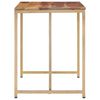 vidaXL Dining Table 120x60x76 cm Solid Wood