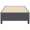 vidaXL Platform Bed Frame Dark Grey 100 x 200 cm Fabric