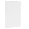 vidaXL Window Blind with Curtains Manual White Aluminium