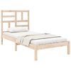 vidaXL Bed Frame without Mattress Solid Wood 90x190 cm Single