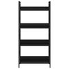 vidaXL 4-Layer Book Shelf Black 60x27.6x124.5 cm Engineered Wood