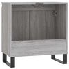 vidaXL Bathroom Cabinet Grey Sonoma 58x33x60 cm Engineered Wood