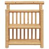 vidaXL Wall Shelf with Shelf with Storage Brown 40 x 13 x 44 cm Bamboo