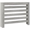 vidaXL Radiator Cover Grey Sonoma 104x20x82 cm Engineered Wood