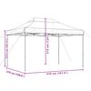 vidaXL Foldable Party Tent Pop-Up Terracotta 410x279x315 cm