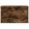 vidaXL Storage Box Smoked Oak 60x35x35 cm Engineered Wood