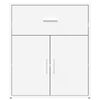 vidaXL Sideboards 2 pcs White 60x31x70 cm Engineered Wood