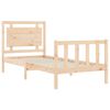 vidaXL Bed Frame without Mattress 100x200 cm Solid Wood Pine