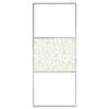 vidaXL Walk-in Shower Wall ESG Glass with Stone Design 80x195 cm