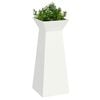 vidaXL Pillar Planter White 40 x 40 x 100 cm