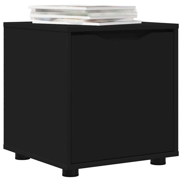 vidaXL Bathroom Cabinet Black 40.5 x 40 x 44 cm Engineered Wood