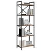 vidaXL Bookshelf Old Wood 56 x 34 x 171 cm Engineered Wood