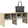 vidaXL Shoe Rack Stackable Sonoma Oak 89.5x30x40 cm
