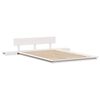 vidaXL Bed Frame White 120 x 200 cm Wood