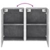 vidaXL TV Wall Cabinets 2 pcs Concrete Grey 40.5x30x60 cm Engineered Wood