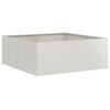 vidaXL Planter 80x80x30 cm Stainless Steel