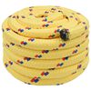 vidaXL Multipurpose Utility Rope 30 mm 10 m Yellow PP 5400 kg Max Load