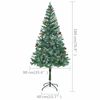 vidaXL Artificial Pre-lit Christmas Tree with Ball Set Pinecones 180 cm