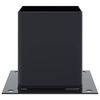 vidaXL Post Bases Square 12 pcs Anthracite 121x121 mm Powder-coated Steel