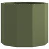 vidaXL Planter Olive Green 60 x 60 x 50 cm Steel