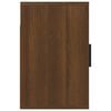 vidaXL Wall-mounted Bedside Cabinets 2 pcs Brown Oak 50x30x47 cm
